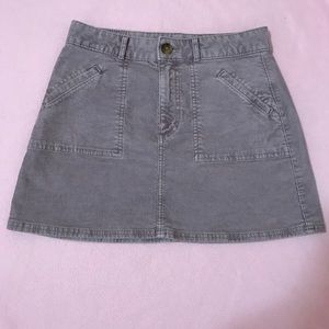 American Eagle Purple Corduroy Skirt